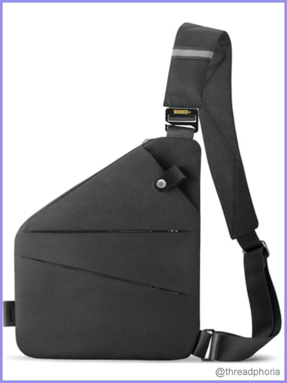 Anti-Theft Crossbody Travel Sling Bag Waterproof Nylon RFID